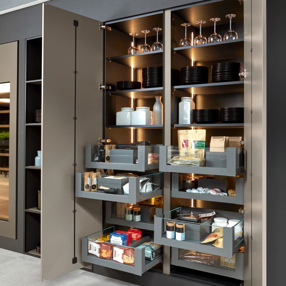 big kitchen cabinet for glasses and plates also for kitchen appliances and kitchen tools that make your life easier especially when you have a small kitchen and want to use every inch of space in the corner of your kitchen cabinets